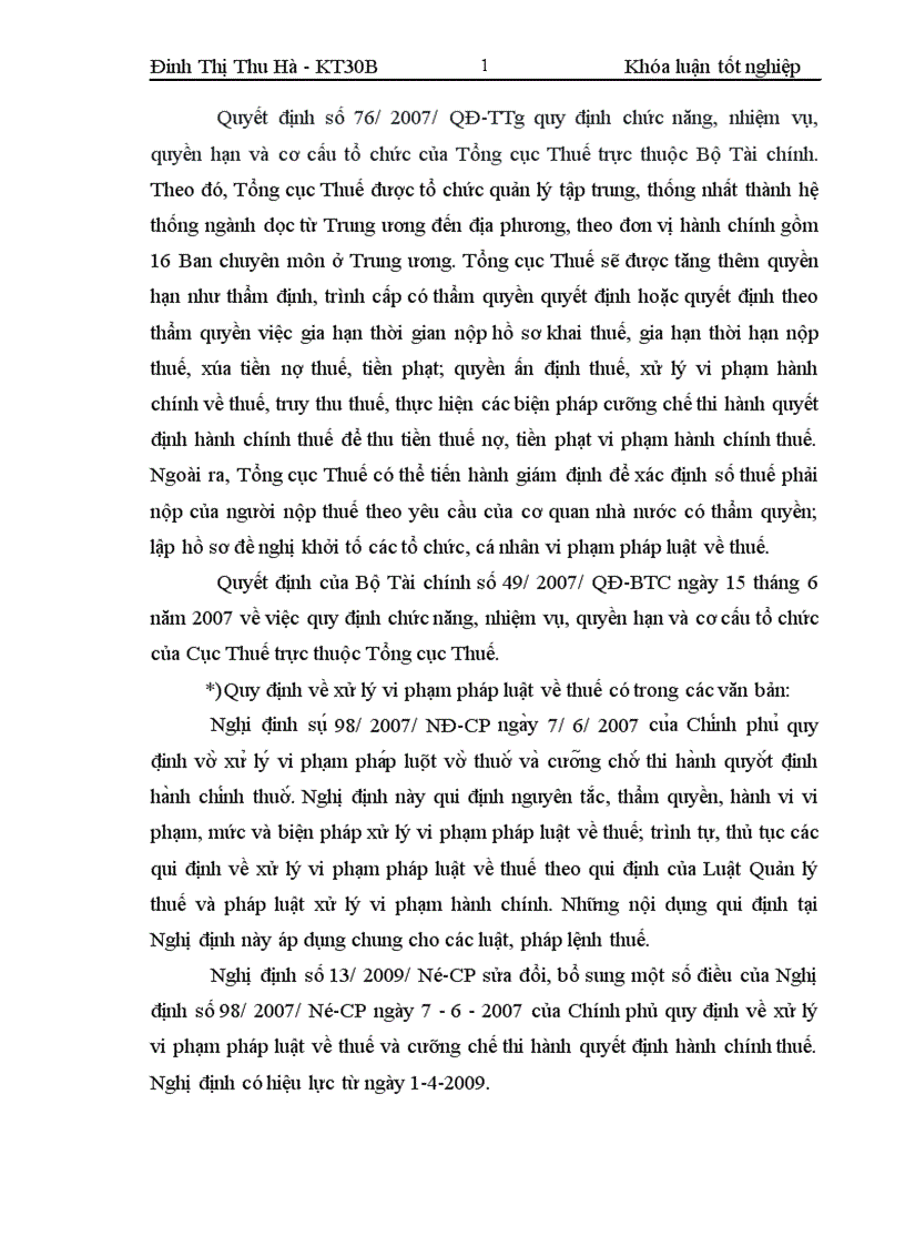 image for page Pháp luật quản lý thuế ở Việt Nam hiện nay Thực trạng và hướng hoàn thiện 1