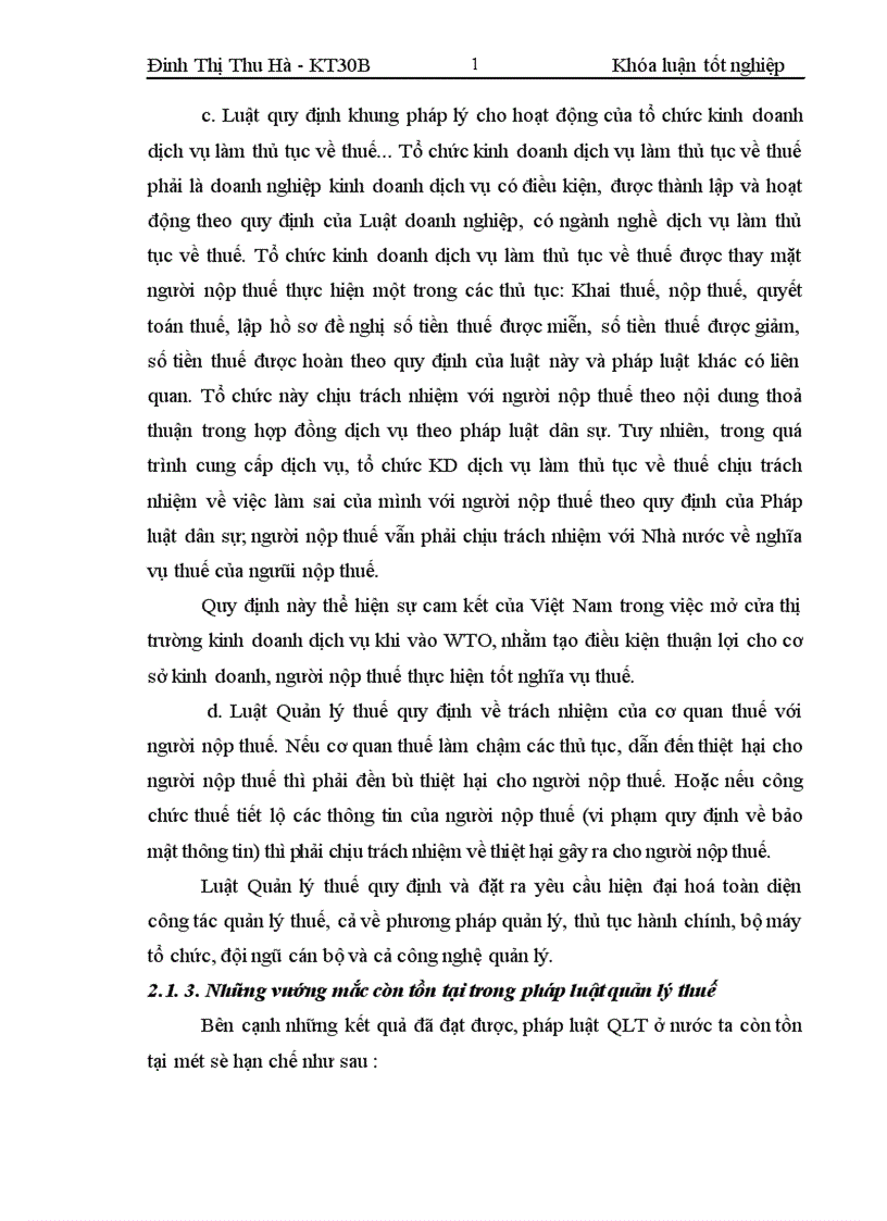 image for page Pháp luật quản lý thuế ở Việt Nam hiện nay Thực trạng và hướng hoàn thiện 1