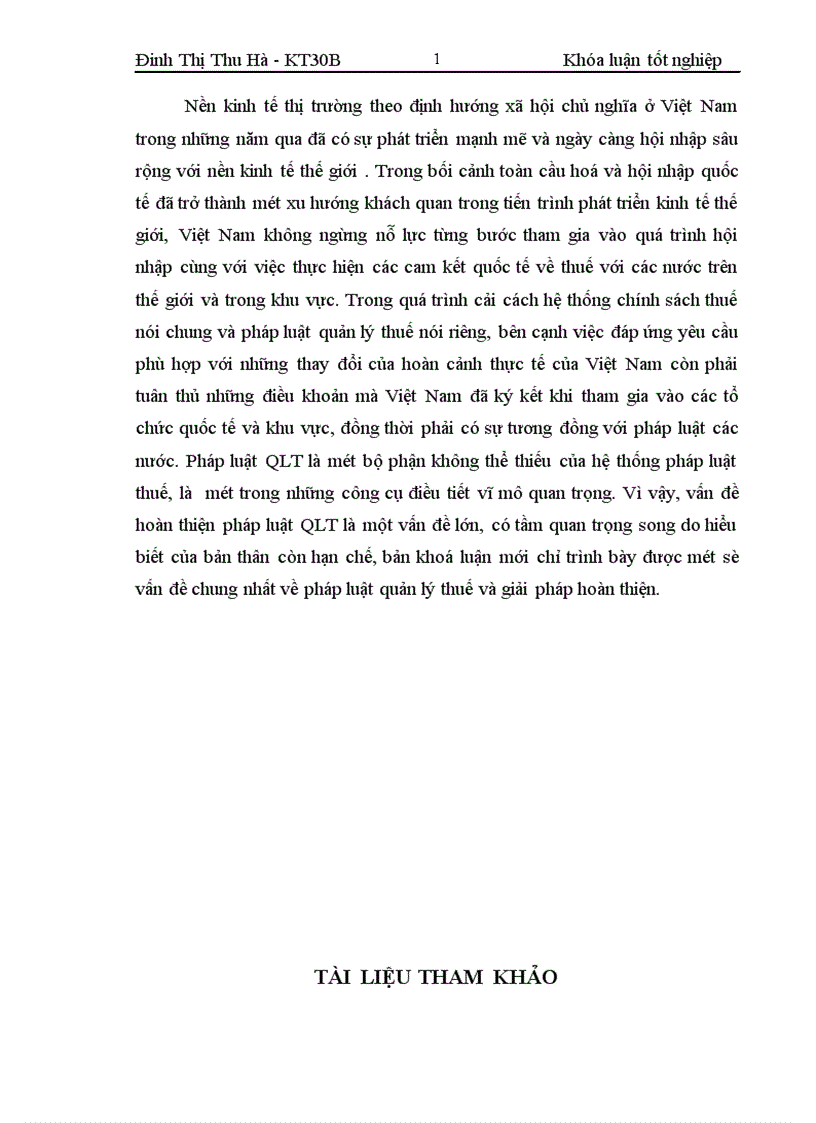 image for page Pháp luật quản lý thuế ở Việt Nam hiện nay Thực trạng và hướng hoàn thiện 1