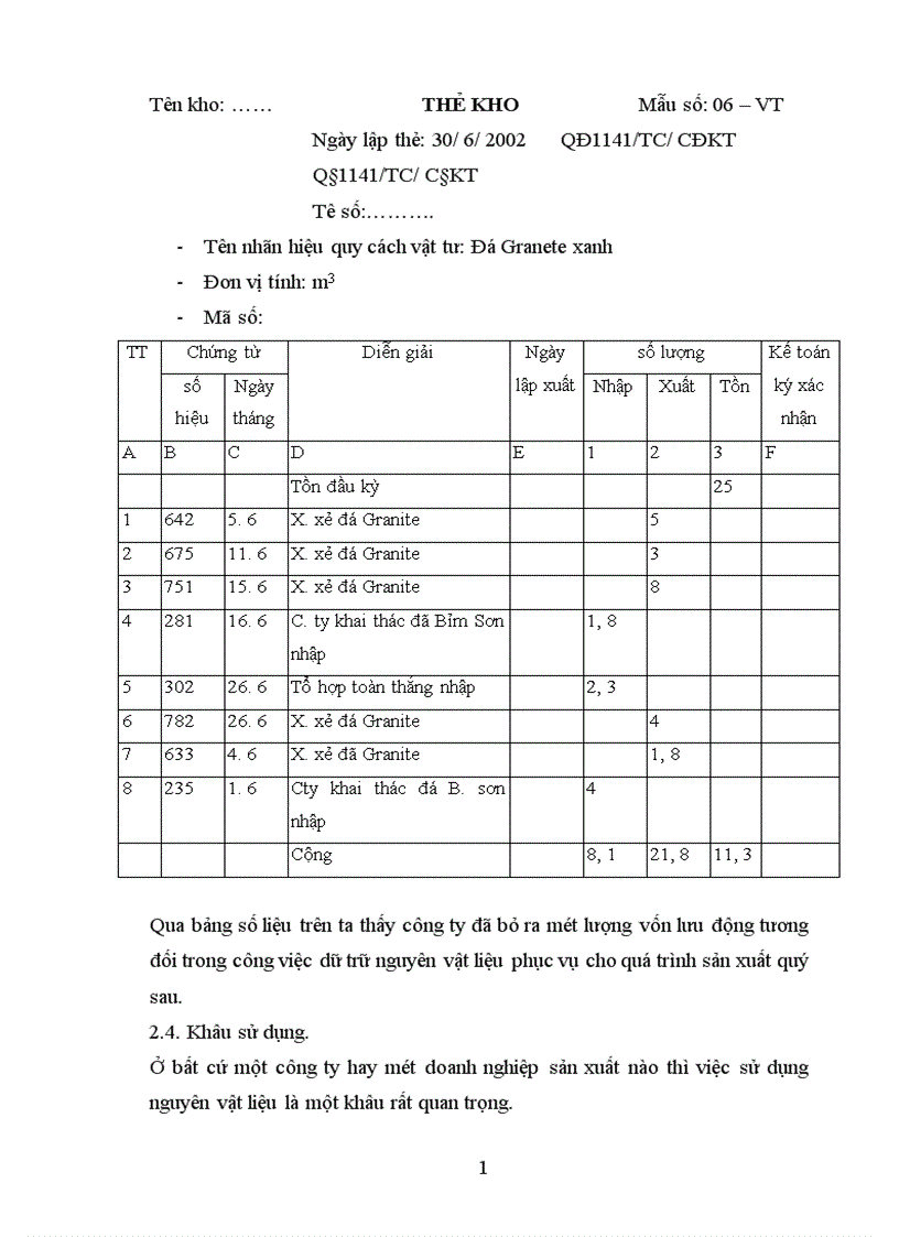 image for page Hoàn thiện công tác quản lý nguyên vật liệu tại công ty xây dựng phát triển hạ tầng và sản xuất vật liệu xây dựng Hà Tây