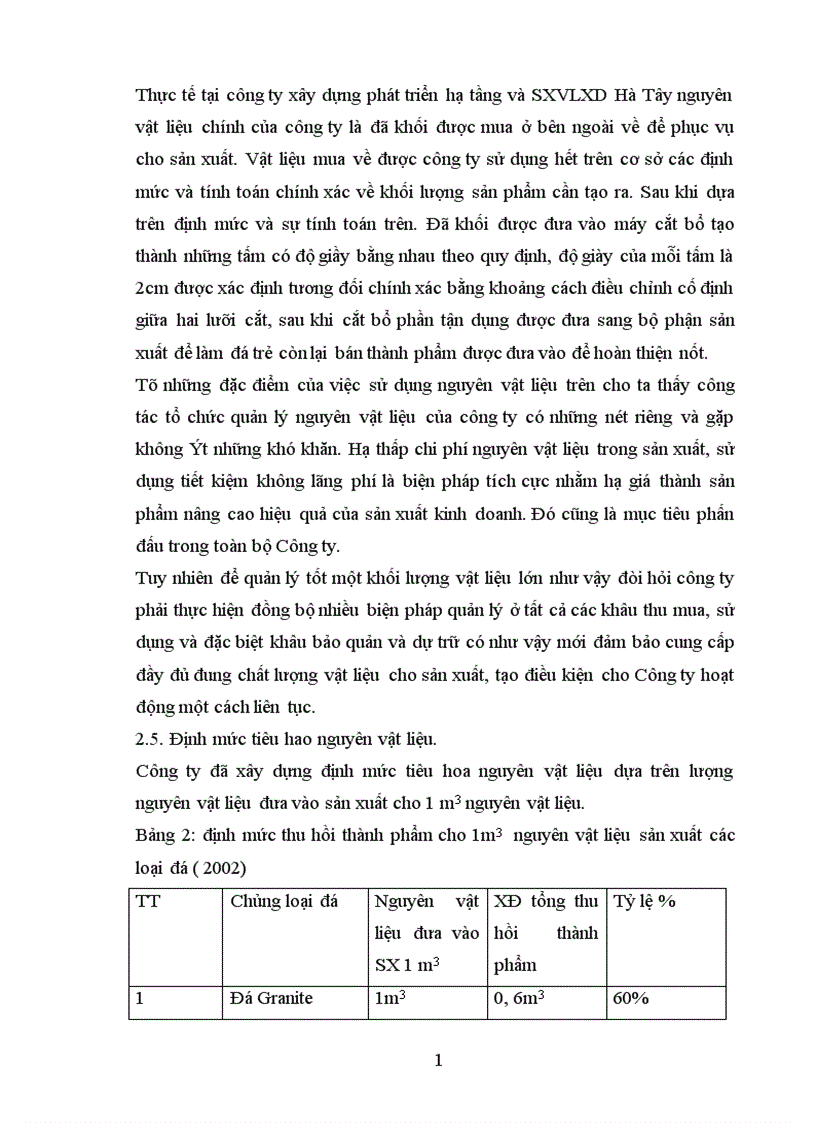 image for page Hoàn thiện công tác quản lý nguyên vật liệu tại công ty xây dựng phát triển hạ tầng và sản xuất vật liệu xây dựng Hà Tây