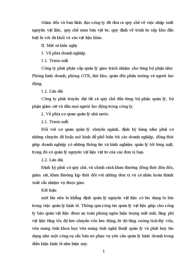image for page Hoàn thiện công tác quản lý nguyên vật liệu tại công ty xây dựng phát triển hạ tầng và sản xuất vật liệu xây dựng Hà Tây