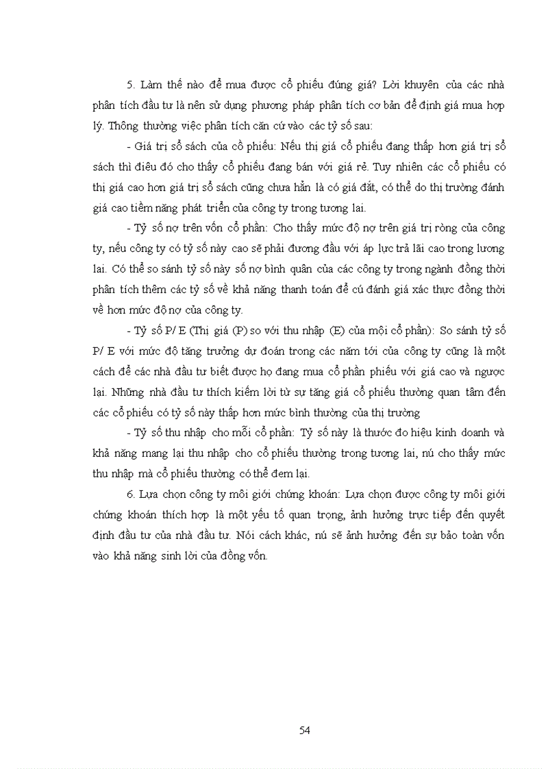 image for page Một số biện pháp phòng ngừa và hạn chế rủi ro trong đầu tư chứng khoán