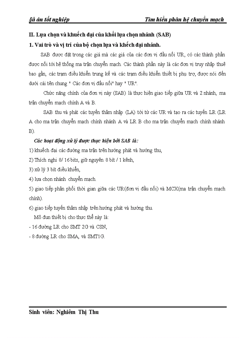 image for page Tìm hiểu phân hệ chuyển mạch 1