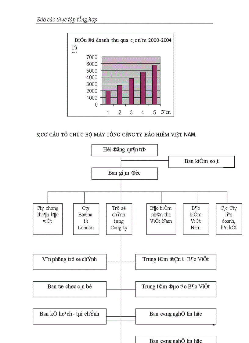 image for page Báo cáo thực tập tổng hợp của Công ty Bảo Hiểm Việt Nam