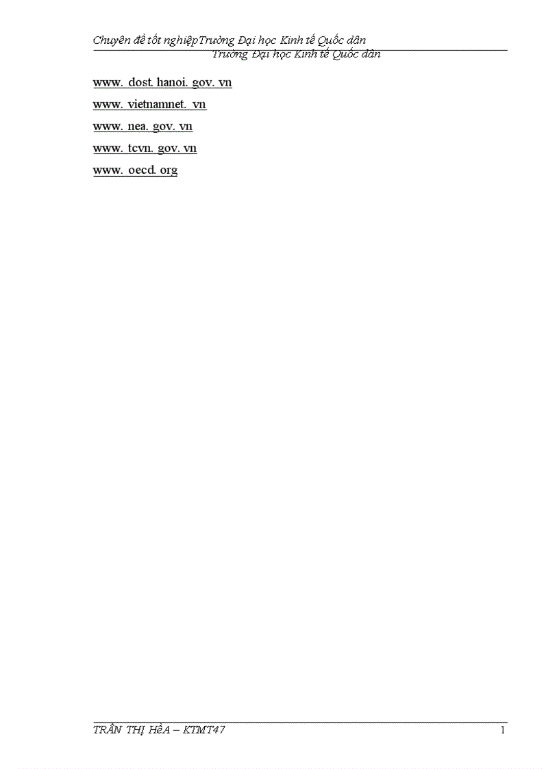 image for page Thực trạng và giải pháp nâng cao hiệu quả áp dụng công cụ kinh tế trong quản lý môi trường trên địa bàn tha nh phô Ha Nô i