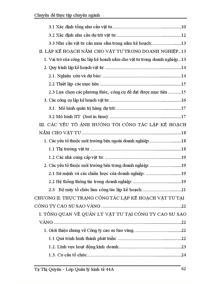 image for page Hoàn thiện công tác lập kế hoạch năm cho vật tư tại Công ty cao su Sao vàng