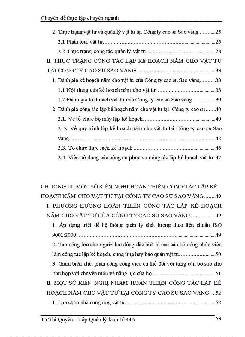 image for page Hoàn thiện công tác lập kế hoạch năm cho vật tư tại Công ty cao su Sao vàng