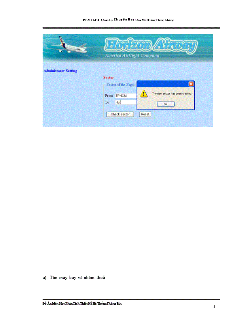 image for page PT TKHT quản lý chuyến bay của một hãng hàng không 1