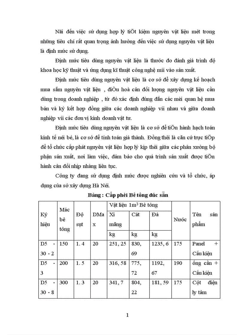 image for page Một số biện pháp nhằm tăng cường quản lý nguyên vật liệu tại Công ty bê tông xây dựng Hà Nội 1