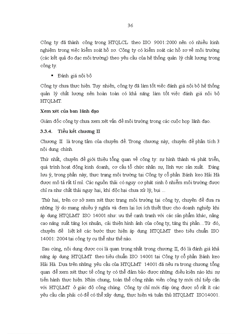image for page Nghiên cứu khả năng áp dụng hệ thống quản lý môi trường ISO 14001 tại Công ty cổ phần Bánh kẹo Hải Hà 1