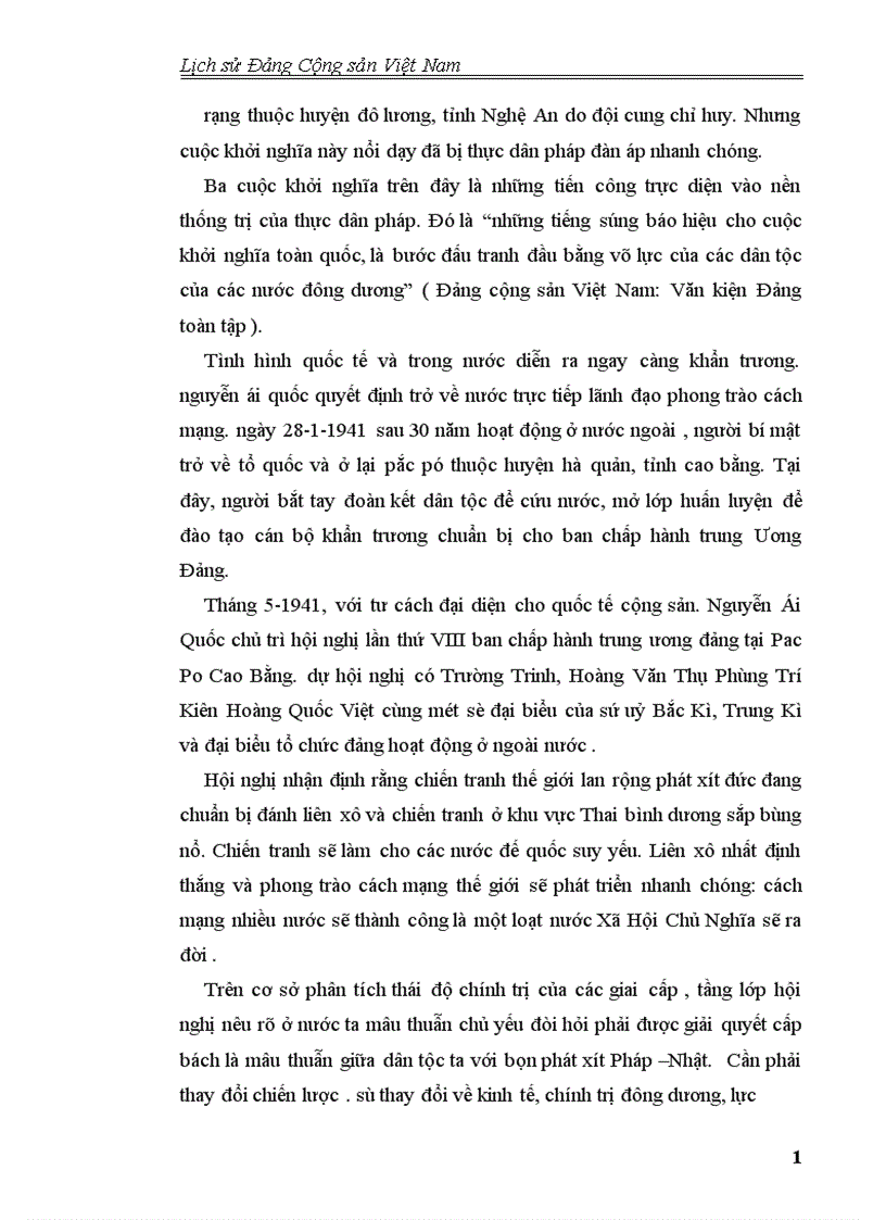 image for page Phong trào giải phóng dân tộc giành chính quyền 1939 1945