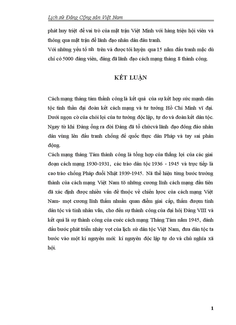 image for page Phong trào giải phóng dân tộc giành chính quyền 1939 1945