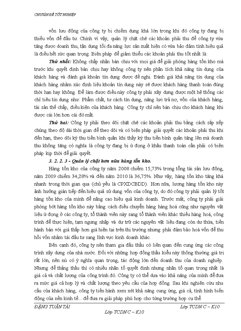 image for page Một số vấn đề về vốn và giải pháp nâng cao hiệu quả sử dụng vốn tại Công ty Tuấn Tài 1