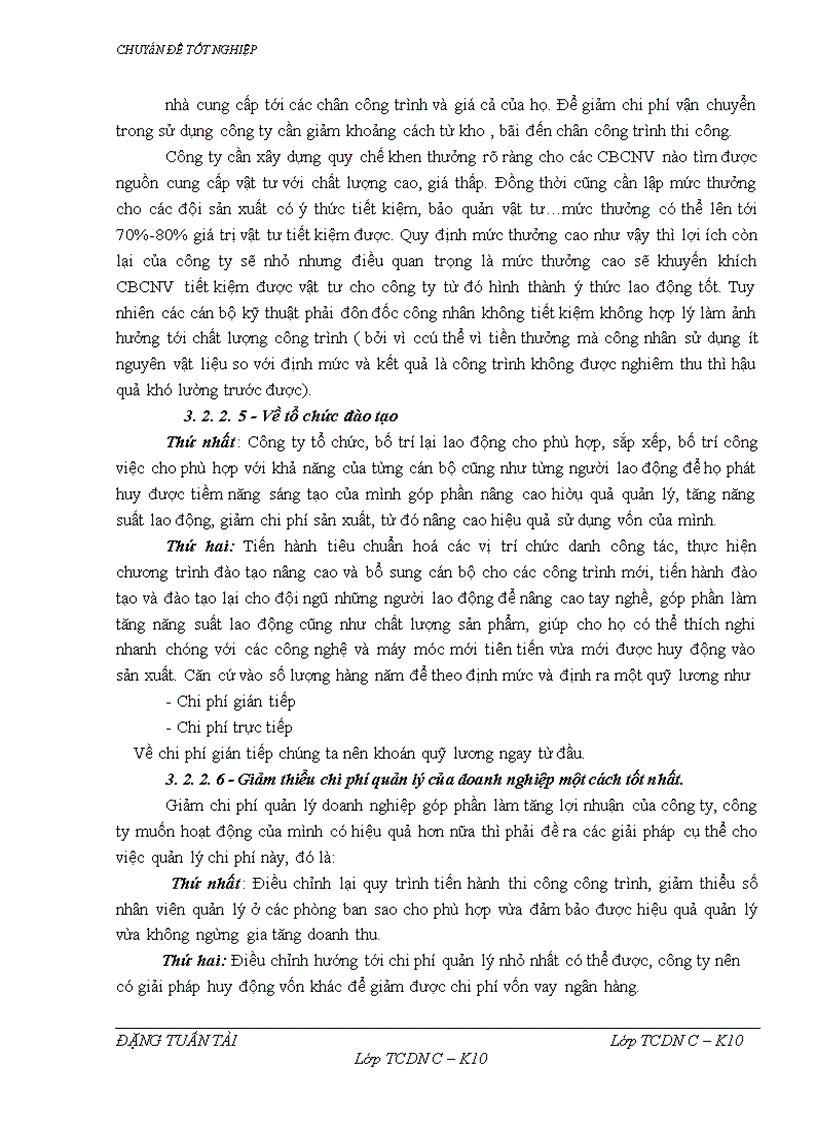 image for page Một số vấn đề về vốn và giải pháp nâng cao hiệu quả sử dụng vốn tại Công ty Tuấn Tài 1