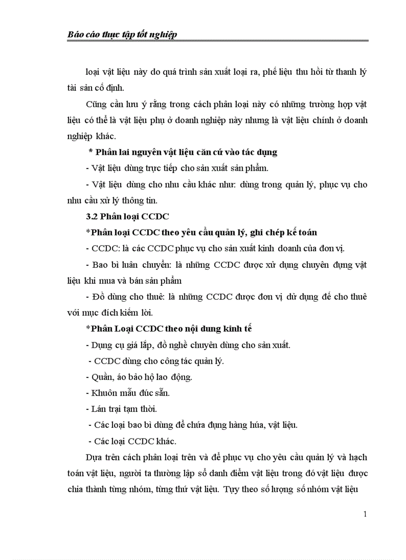 image for page Tổ chức công tác nguyên liệu vật liệu và tình hình quản lý sử dụng nguyên liệu vật liệu tại Công ty TNHH ThiÊn phúc