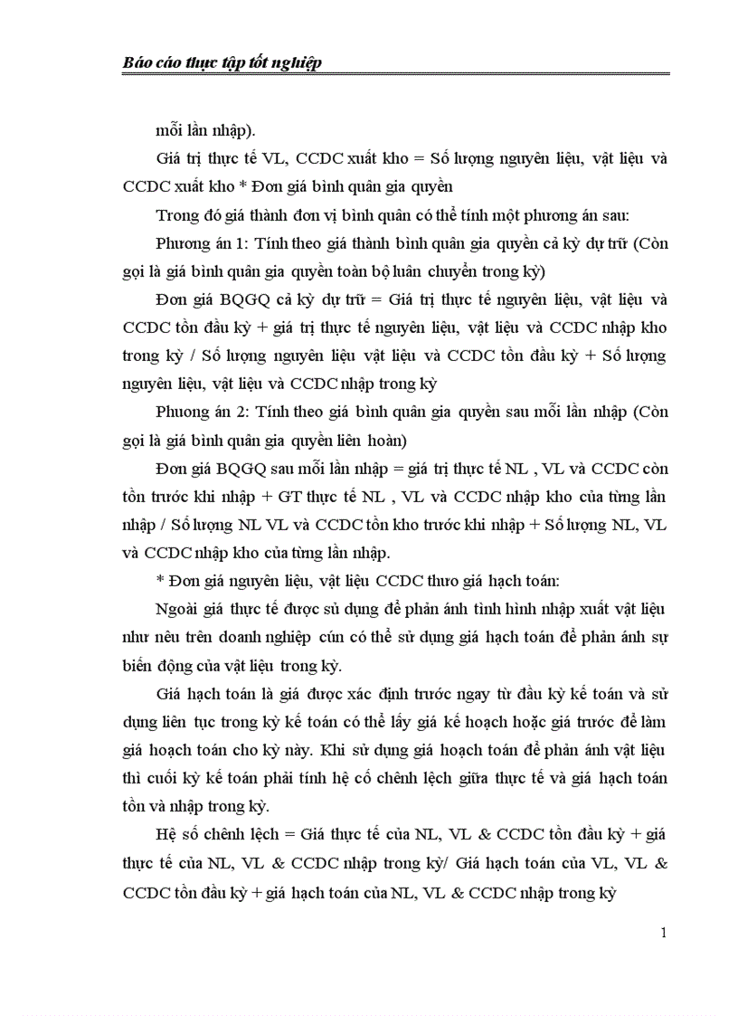 image for page Tổ chức công tác nguyên liệu vật liệu và tình hình quản lý sử dụng nguyên liệu vật liệu tại Công ty TNHH ThiÊn phúc