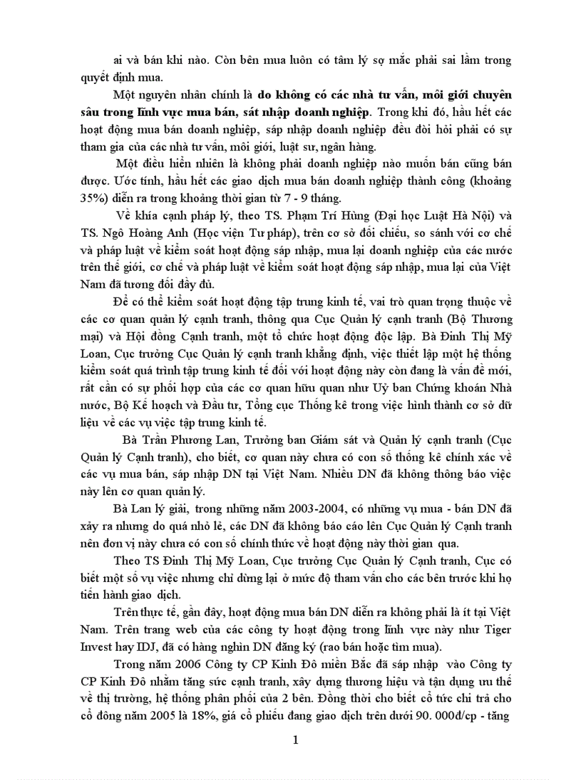 image for page Mua bán và sáp nhập doanh nghiệp thực trạng và giải pháp ở Việt Nam
