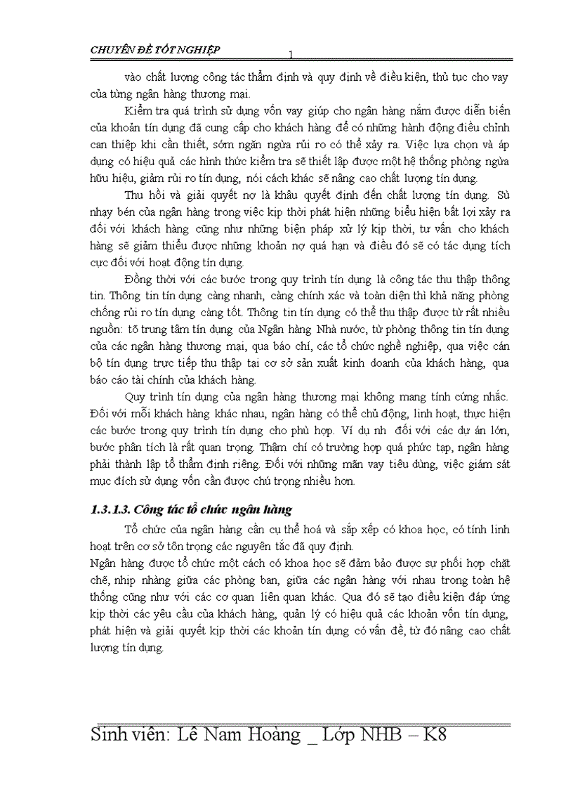 image for page Giải pháp nâng cao chất lượng tín dụng tại Ngân hàng Đầu tư và phát triển chi nhánh Quang Trung 1
