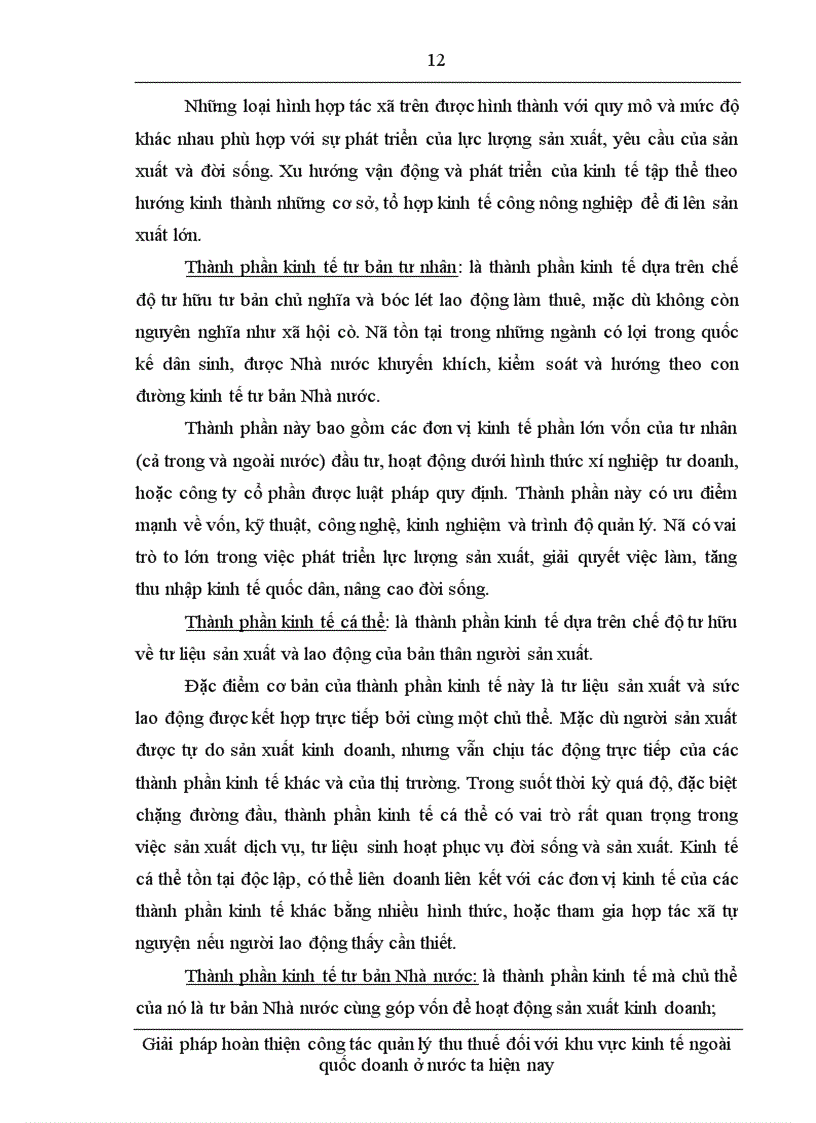image for page Giải pháp hoàn thiện công tác quản lý thu thuế đối với khu vực kinh tế ngoài quốc doanh ở nước ta hiện nay 1