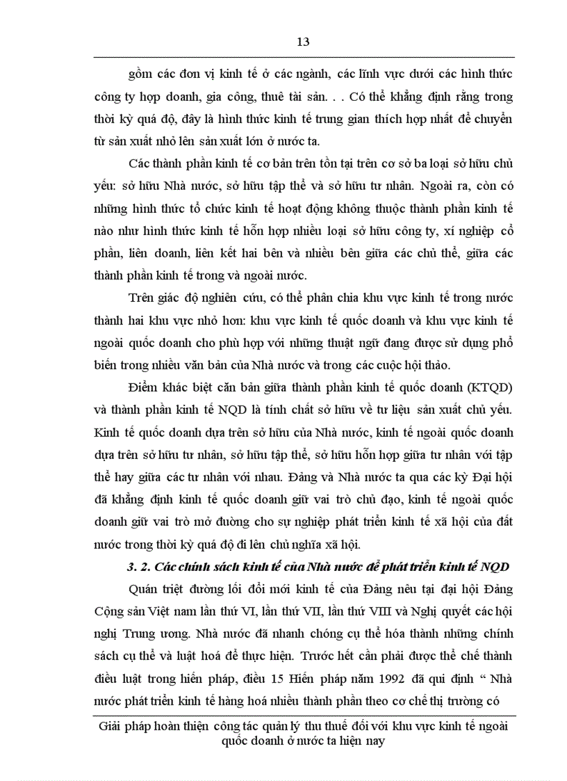 image for page Giải pháp hoàn thiện công tác quản lý thu thuế đối với khu vực kinh tế ngoài quốc doanh ở nước ta hiện nay 1