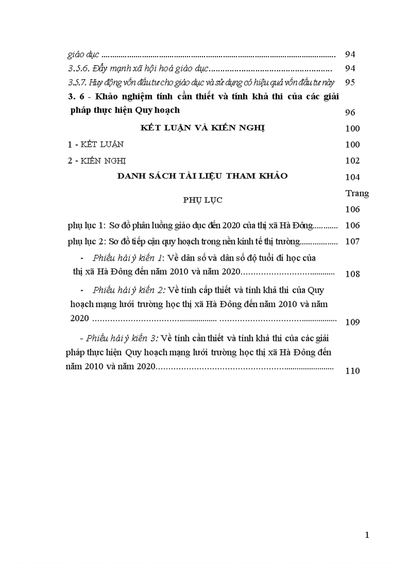 image for page Quy hoạch mạng lưới trường học ngành Giáo dục thị xã Hà Đông tỉnh Hà Tây đến năm 2020 1