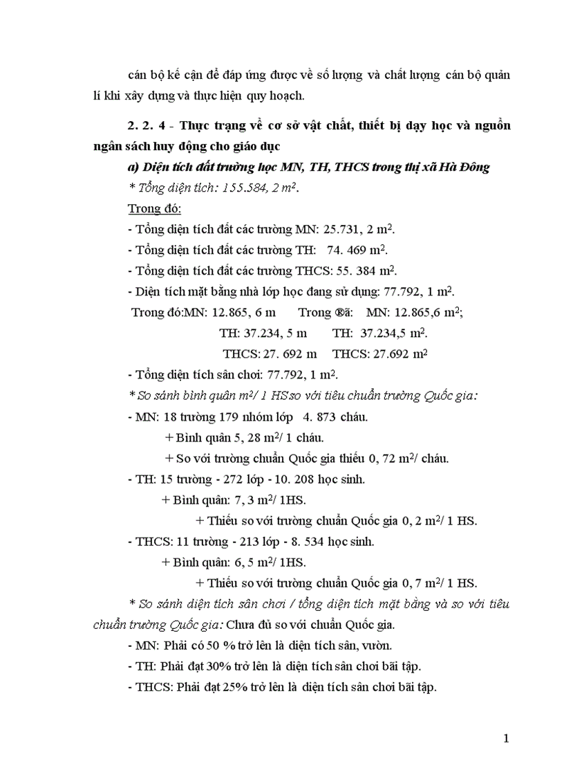 image for page Quy hoạch mạng lưới trường học ngành Giáo dục thị xã Hà Đông tỉnh Hà Tây đến năm 2020 1