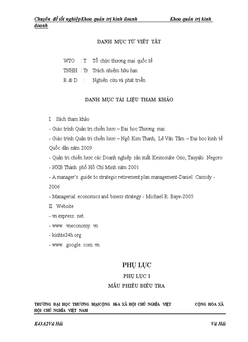 image for page Phân tích TOWS chiến lược kinh doanh tại công ty TNHH Tân Gia Bình 1