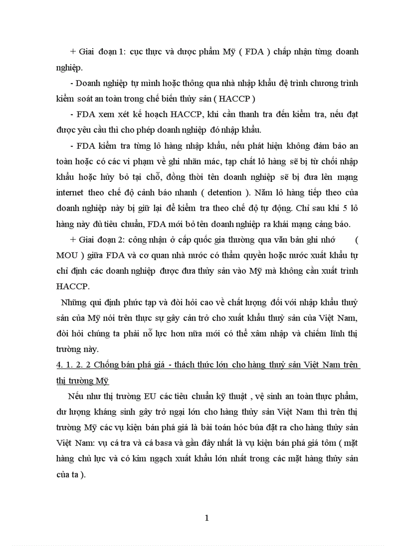 image for page xuất khẩu Hàng thuỷ sản Việt Nam sang trường Mỹ điểm yếu điểm mạnh cơ hội và những thách thức