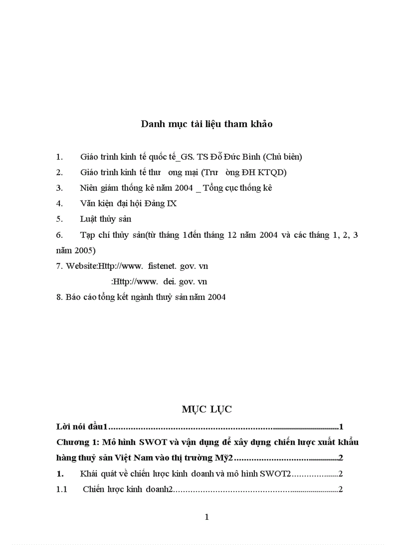 image for page xuất khẩu Hàng thuỷ sản Việt Nam sang trường Mỹ điểm yếu điểm mạnh cơ hội và những thách thức