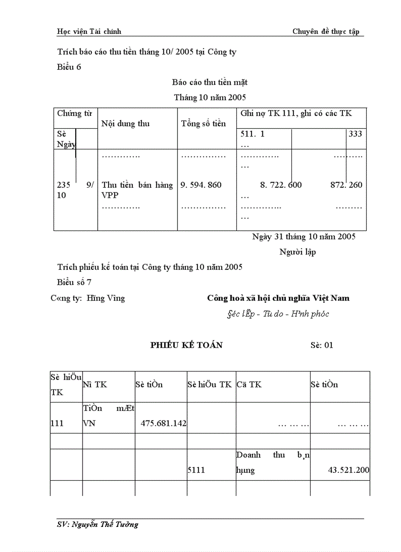 image for page Tổ chức kế toán doanh thu bán hàng và xác định kết quả bán hàng ở công ty TNHH sản xuất và thương mại Hùng Vượng 1