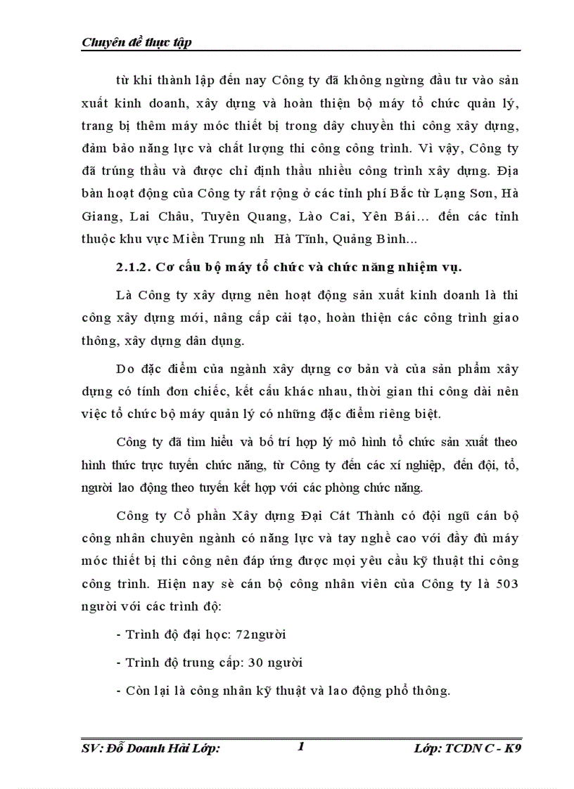 image for page Sử dụng hiệu quả vốn lưu động tại Công ty Cổ phần Xây dựng Đại Cát Thành 1