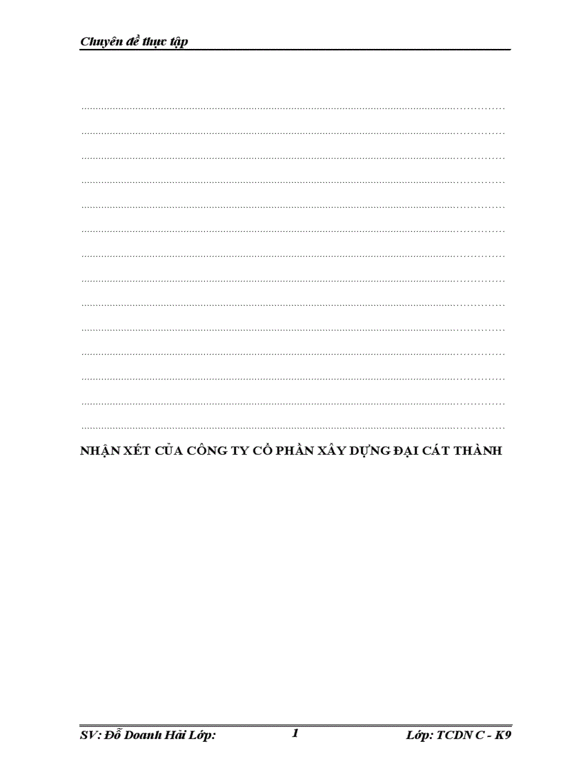 image for page Sử dụng hiệu quả vốn lưu động tại Công ty Cổ phần Xây dựng Đại Cát Thành 1