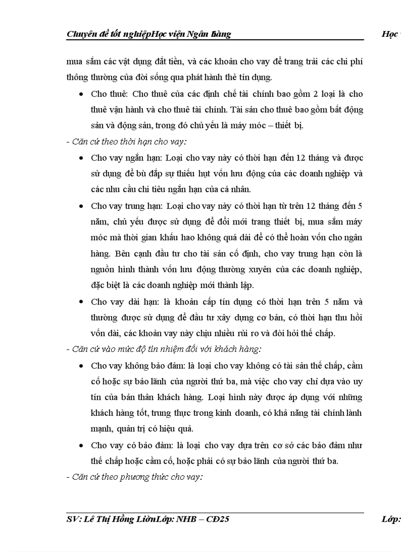 image for page Thực trạng và giải pháp nâng cao chất lượng cho vay tiêu dùng tại chi nhánh NHNo PTNT Thanh Oai 1