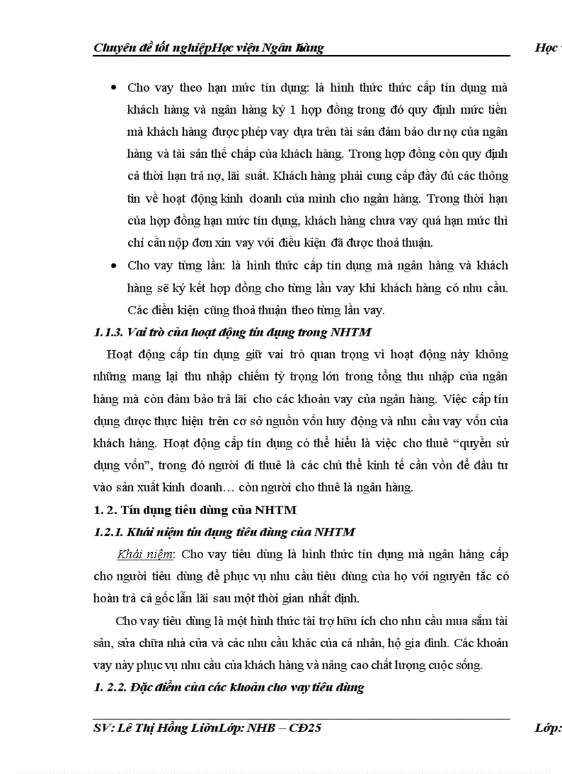 image for page Thực trạng và giải pháp nâng cao chất lượng cho vay tiêu dùng tại chi nhánh NHNo PTNT Thanh Oai 1