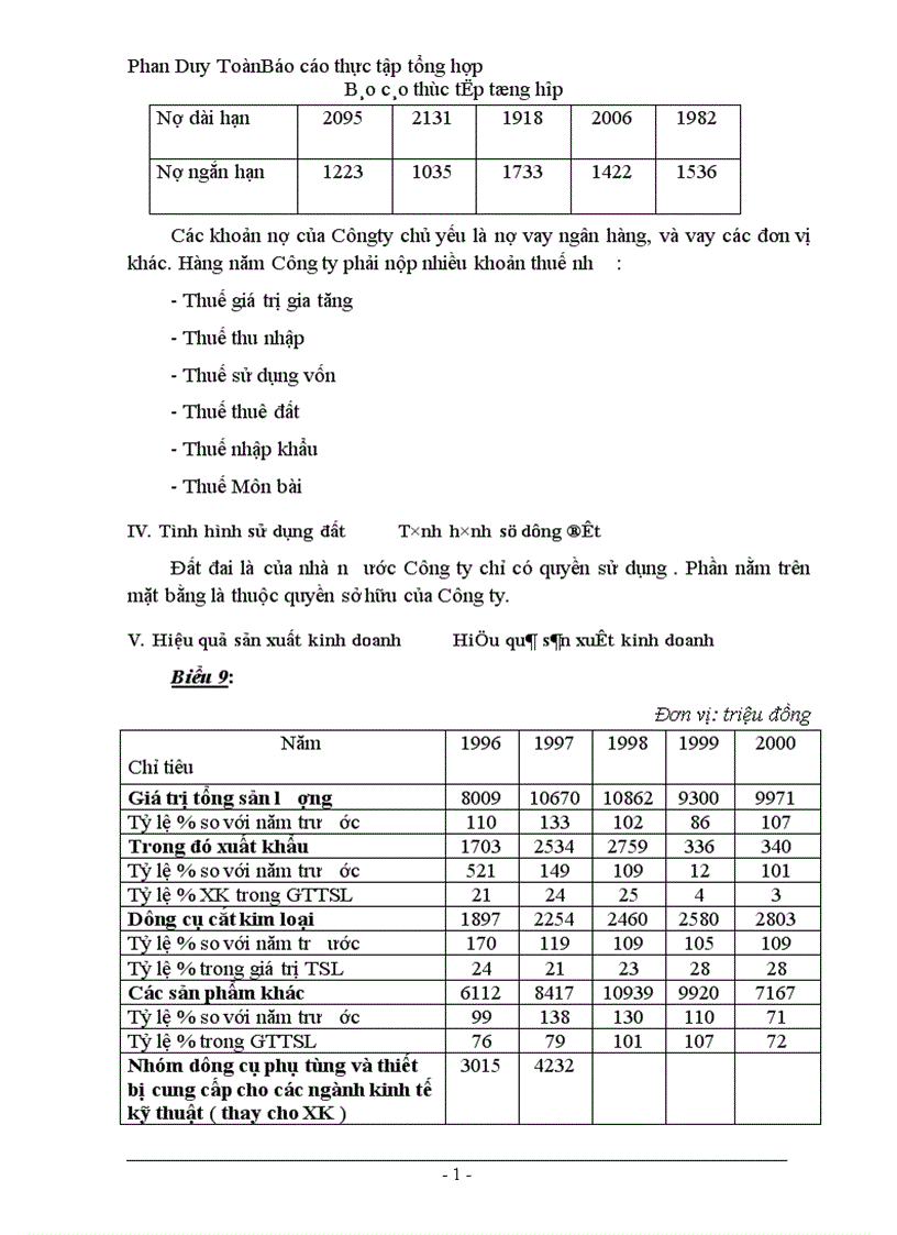 image for page Báo cáo thực tập Công ty dụng cụ cắt và đo lường Cơ khí