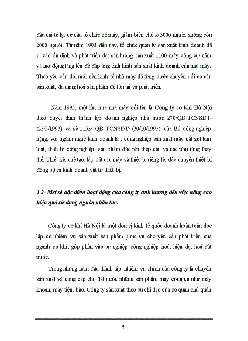 image for page Hoàn thiện quản lý nguồn nhân lực tại công ty cơ khí Hà Nội 1