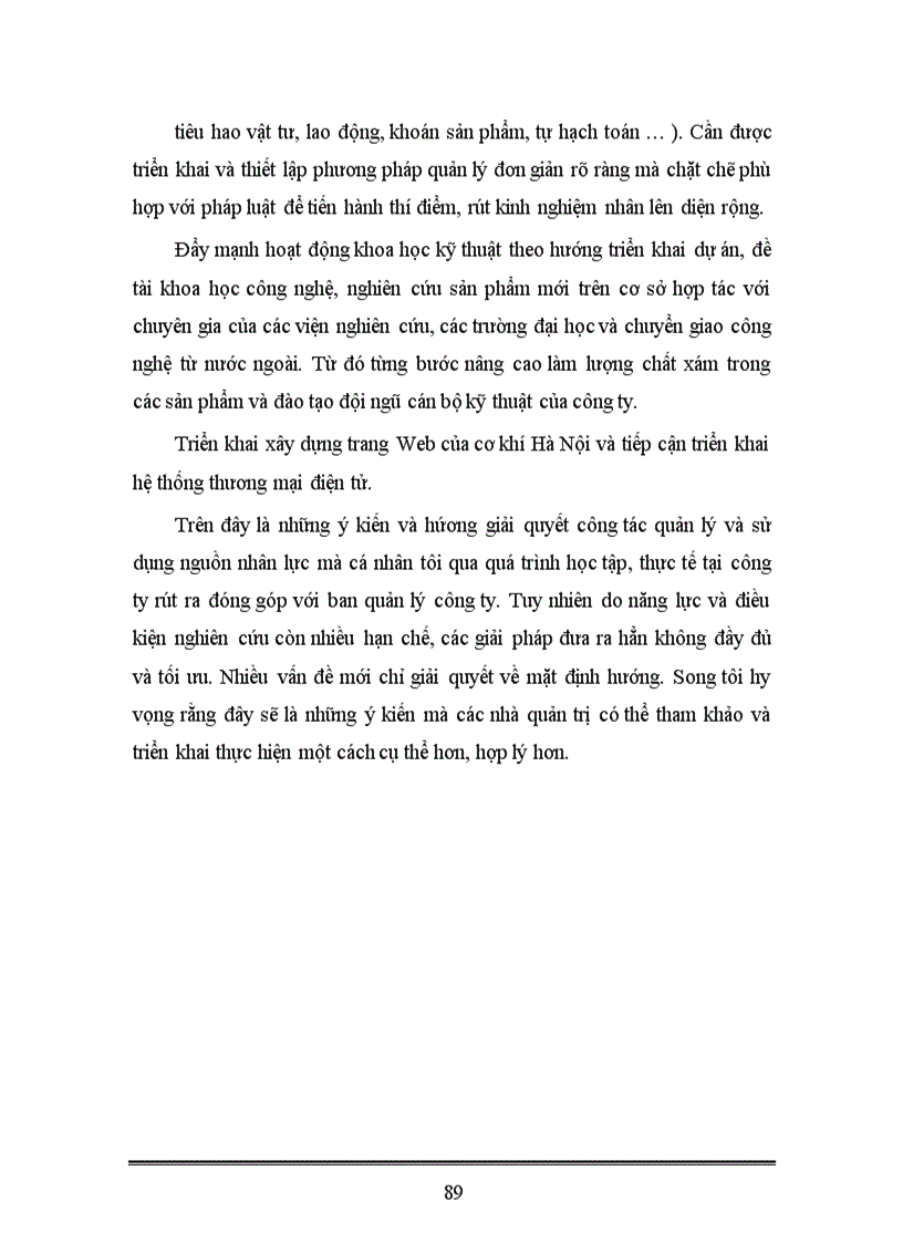 image for page Hoàn thiện quản lý nguồn nhân lực tại công ty cơ khí Hà Nội 1