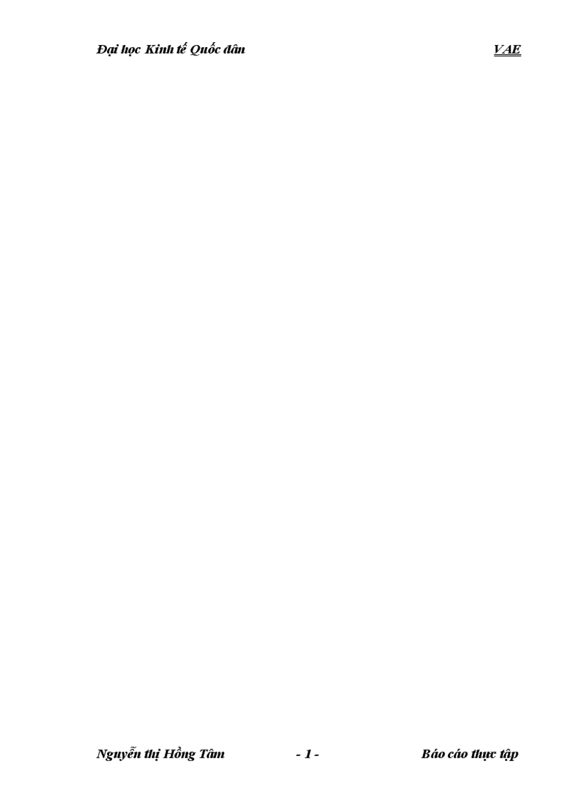 image for page báo cáo tổng hợp tại Công ty TNHH Kiểm toán và Định giá Việt Nam VAE