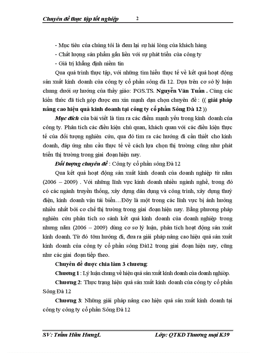 image for page Giải pháp nâng cao hiệu quả kinh doanh tại công ty cổ phần Sông Đà 12