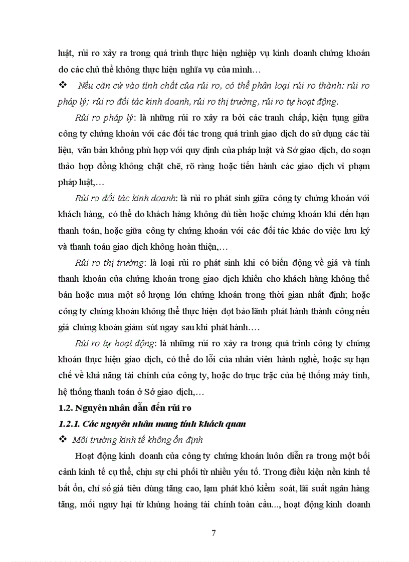 image for page Pháp luật hạn chế rủi ro trong hoạt động kinh doanh chứng khoán của công ty chứng khoán Thực trạng và kiến nghị hoàn thiện 1