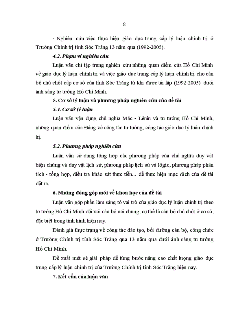 image for page Tư tưởng Hồ Chí Minh về giáo dục lý luận chính trị với việc nâng cao chất lượng đào tạo trung cấp lý luận chính trị ở Trường Chính trị tỉnh Sóc Trăng