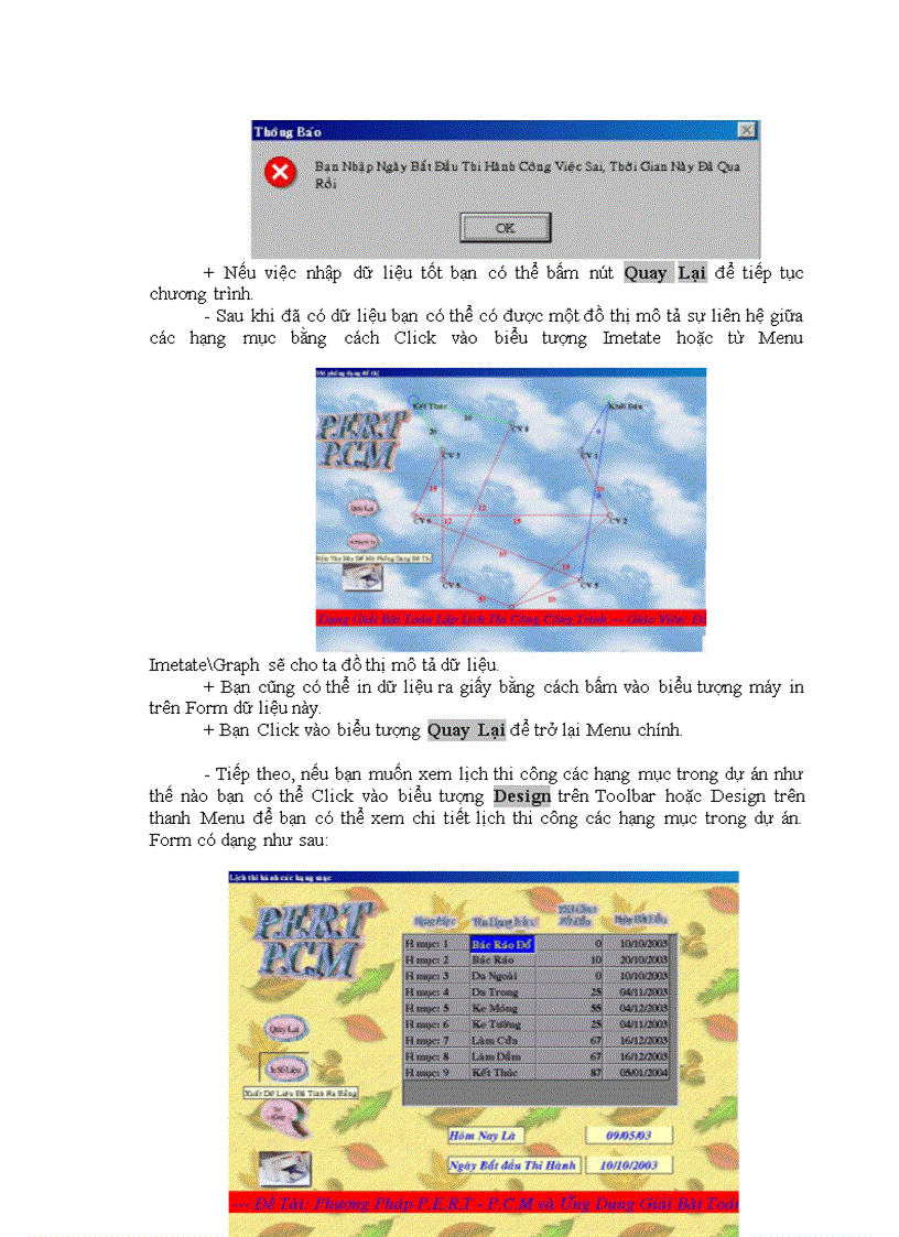 image for page Điều hành dự án bằng phương pháp PERT PCM và ứng dụng giải bài toán lập lịch thi công công trình