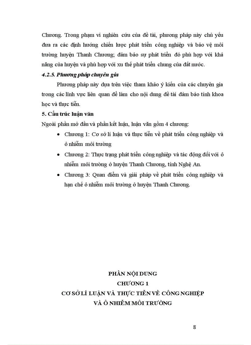 image for page Phát triển công nghiệp và tác động của nó lên ô nhiễm môi trường ở huyện Thanh Chương tỉnh Nghệ An 1