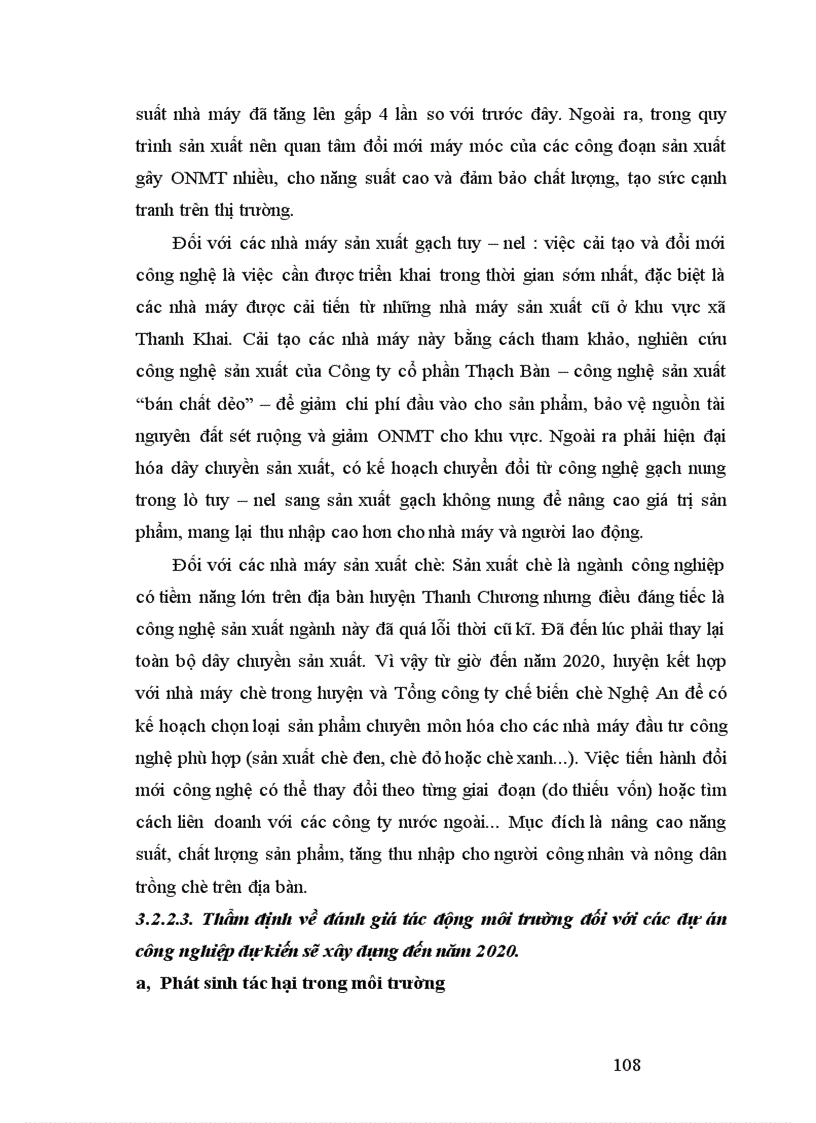 image for page Phát triển công nghiệp và tác động của nó lên ô nhiễm môi trường ở huyện Thanh Chương tỉnh Nghệ An 1