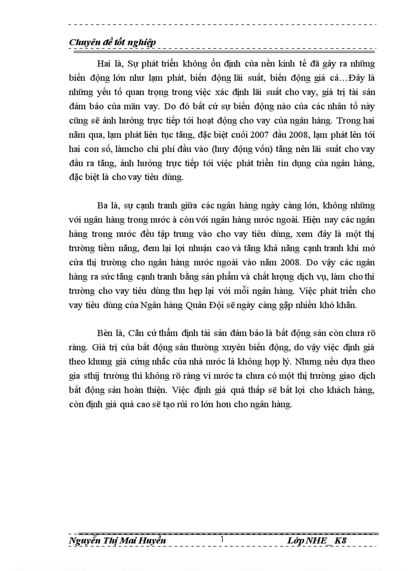 image for page Thực trạng và giải pháp mở rộng cho vay tiêu dùng của Chi nhánh Ngân hàng thương mại cổ phần Quân Đội Lê Trọng Tấn 1
