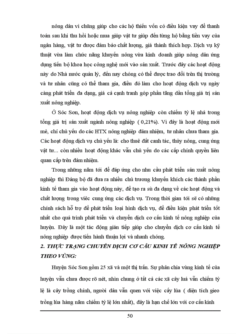 image for page Chuyển dịch cơ cấu kinh tế ngành nông nghiệp ở huyện Sóc Sơn Hà Nội 1