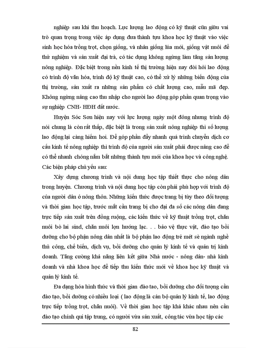 image for page Chuyển dịch cơ cấu kinh tế ngành nông nghiệp ở huyện Sóc Sơn Hà Nội 1