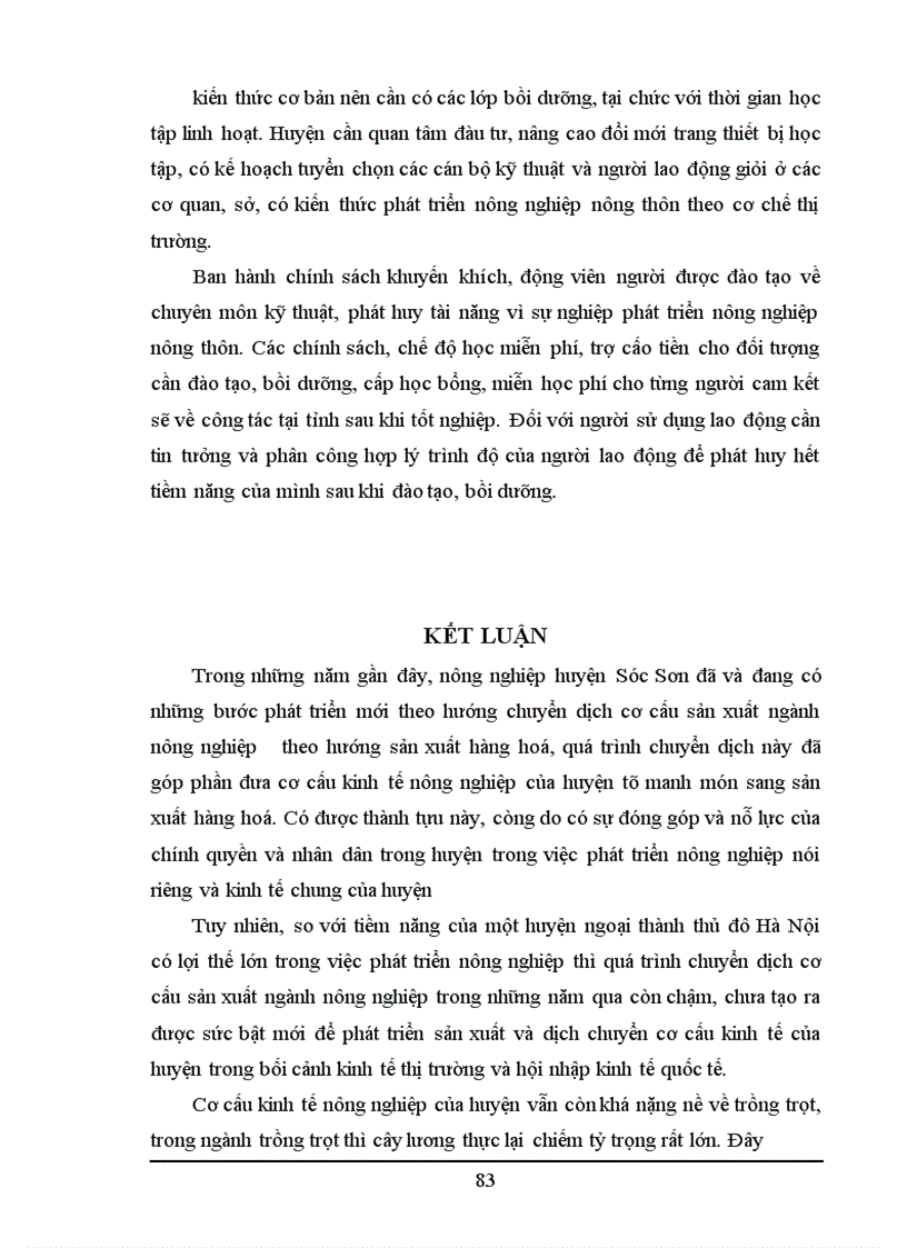 image for page Chuyển dịch cơ cấu kinh tế ngành nông nghiệp ở huyện Sóc Sơn Hà Nội 1