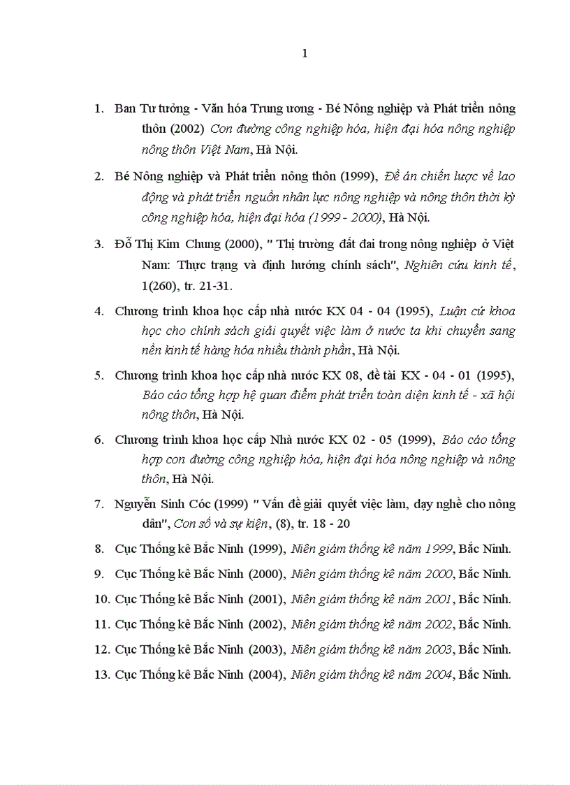 image for page Nguồn nhân lực trong quá trình công nghiệp hóa hiện đại hóa nông nghiệp nông thôn ở tỉnh Bắc Ninh 1